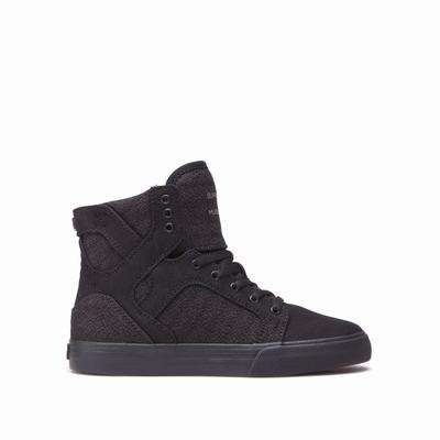 Gyerek Supra SKYTOP Magasszárú Cipő HU802136 Világos Fekete